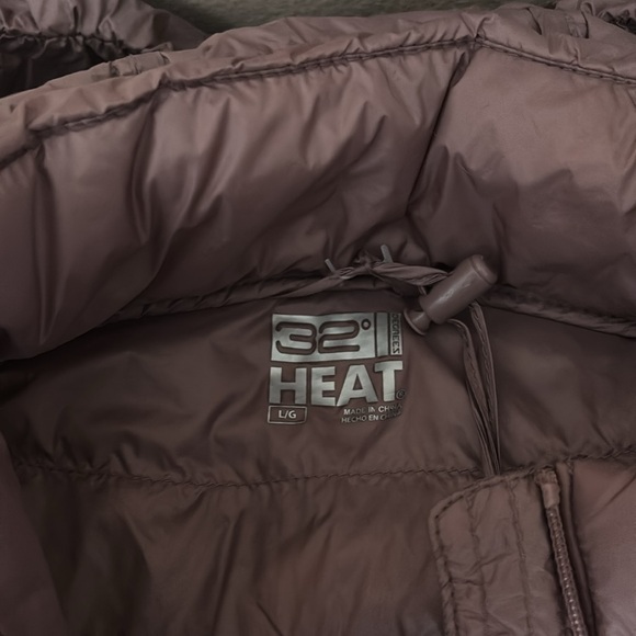 32 Degrees Women's Puffer Jacket in Mauve - Picture 2 of 3